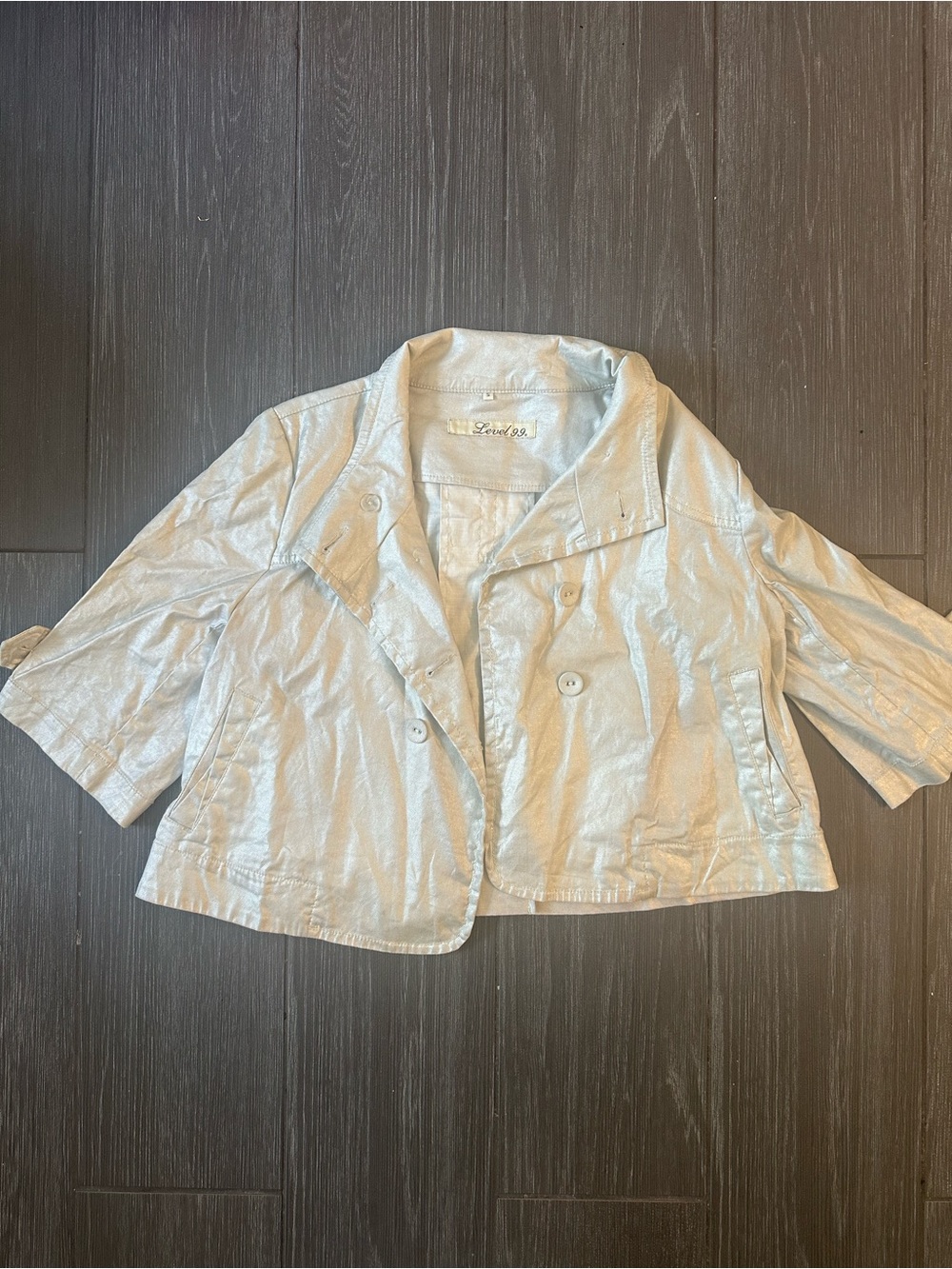 Vintage Waxed Denim Pea Coat